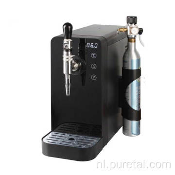 Desktop mousserende water dispenser/soda maker machine